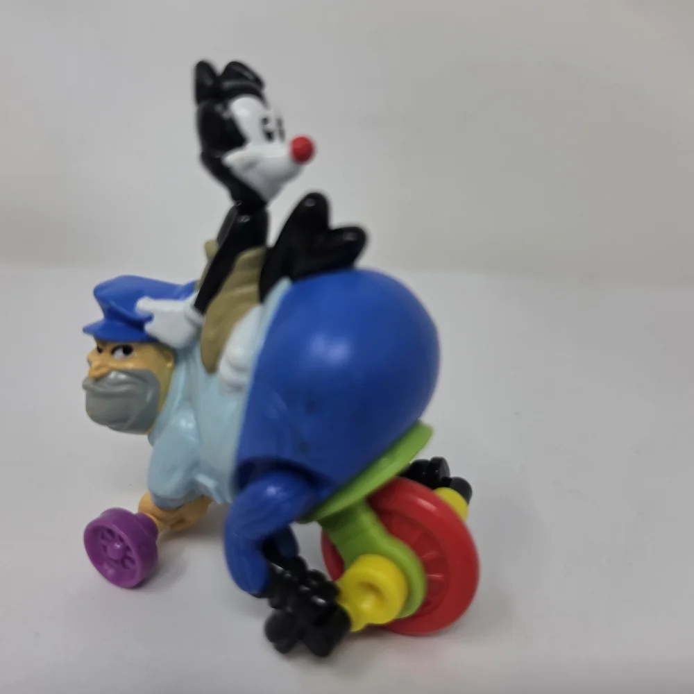 McDonald's Animaniacs Yakko Ridin Ralph Happy Meal Toy Warner Bros 1993.